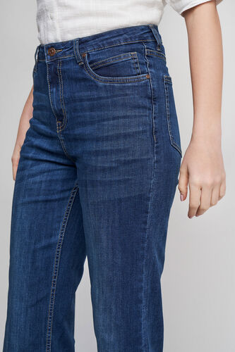 Midnight Blue Solid Flared Bottom, Midnight Blue, image 5
